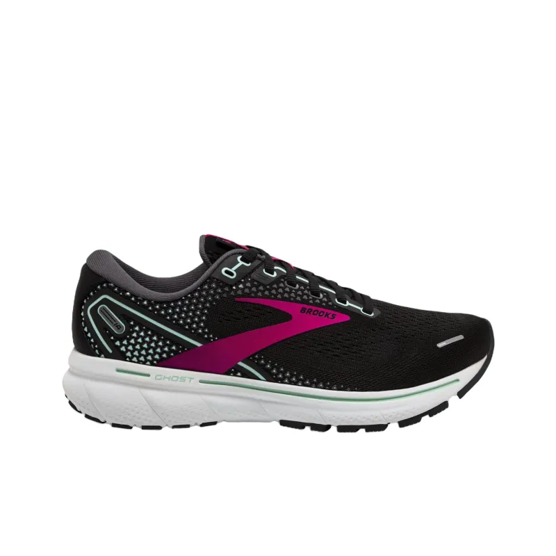 Brooks Ghost 14 Anti Slip Wear Resistant Low Top Running Shoes Women's Black-1