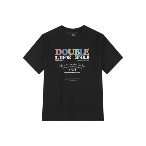 361° T shirts collar Men Super Black