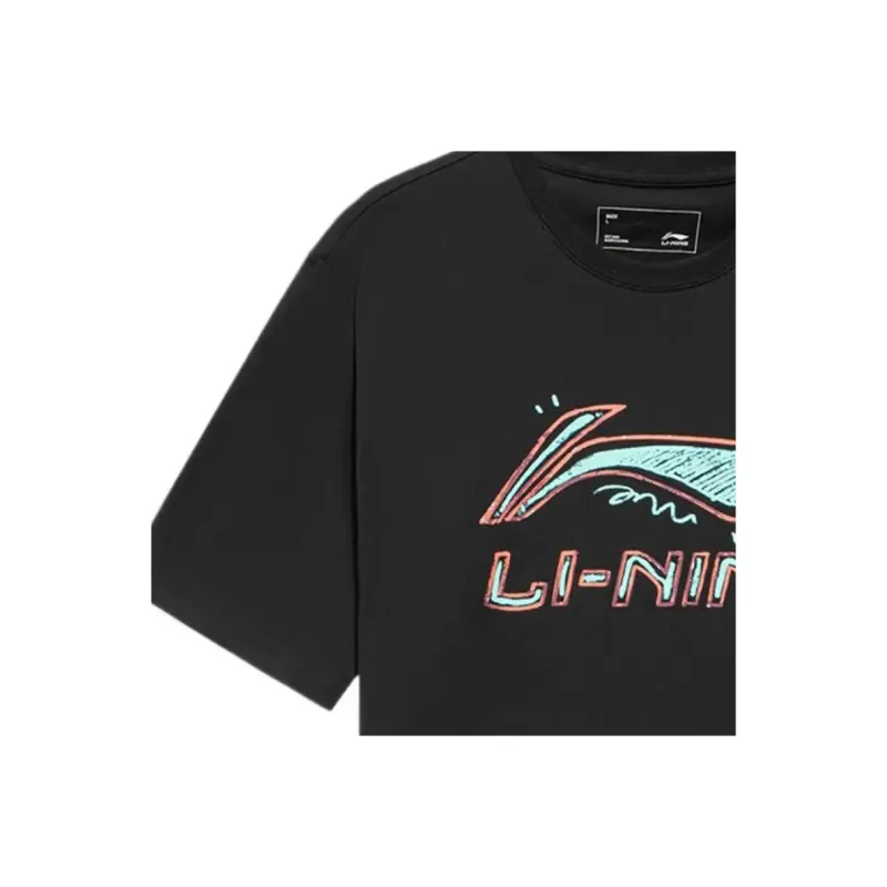 LiNing Sports Casual Suit Unisex Black+Black-3