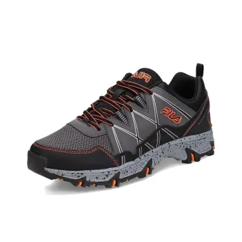 FILA At Peake 24 Anti Slip Wear Resistant Low Top Running Shoes Men's Black
