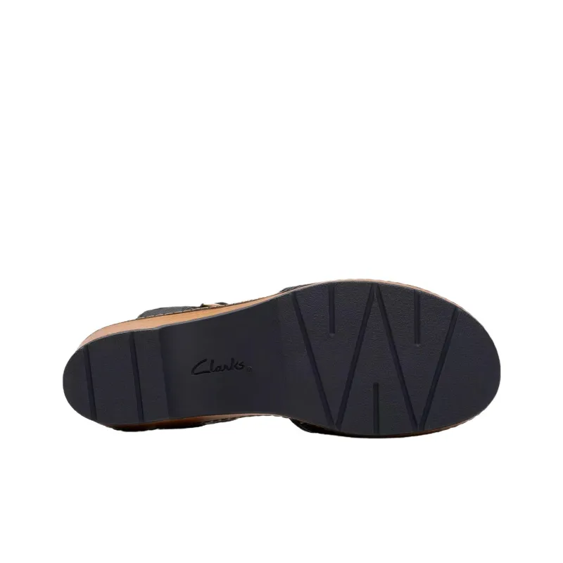 Clarks Paizlee Bay Chunky Heel High Heels 4.76cm Women's Black-5