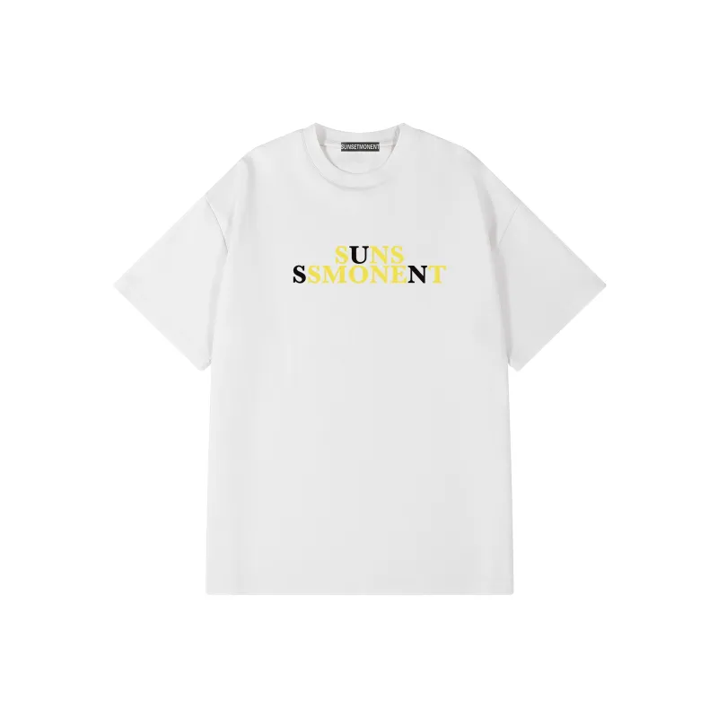 SUNSETMONENT Short Sleeved T Shirts Unisex-5