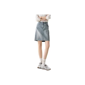 Mo Han Yi Mei Denim Short Skirts Women's
