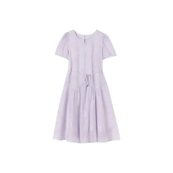 XIANGYING Short Sleeved Dress Women's