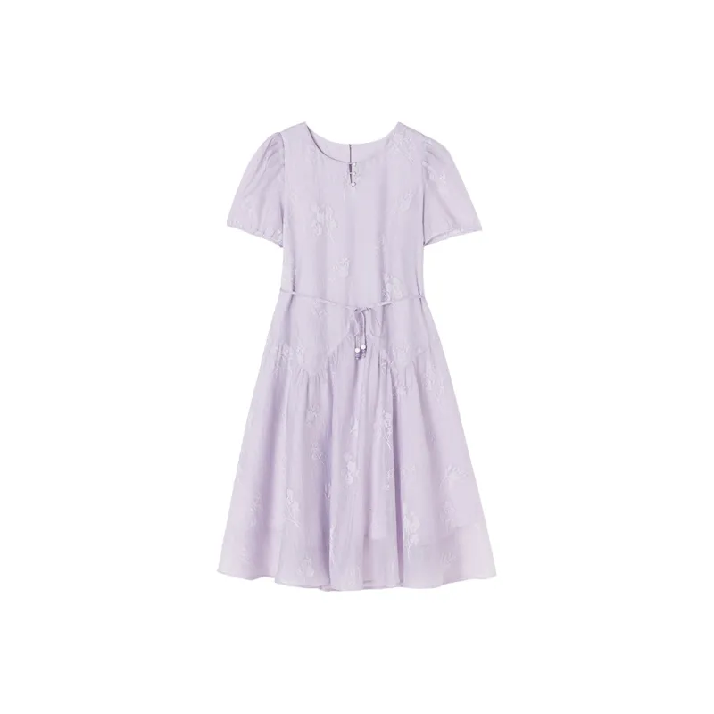 XIANGYING Short Sleeved Dress Women's-0