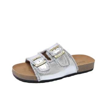 Puppytown Rubber Sole Slip Resistant Abrasion Resistant Slide Slippers Women's