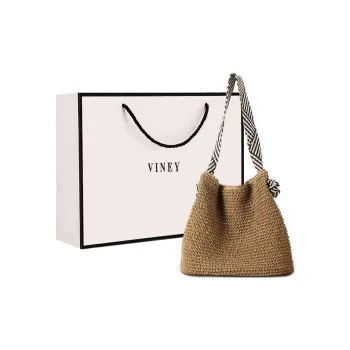 VINEY Fabric Shoulder Bag, Tote Bag Regular Women's Camel