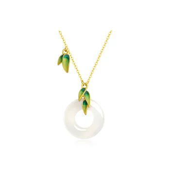 Furunlai Chalcedony Necklaces Unisex