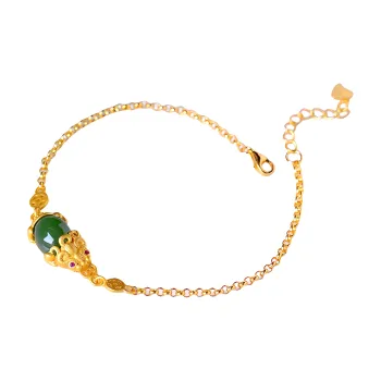 Jade Charm Yao Bracelets Jasper Women's