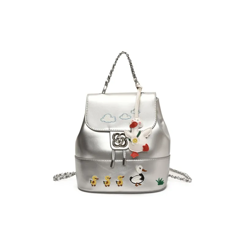 Debecca PU Backpack Regular Women's Multicolor-12