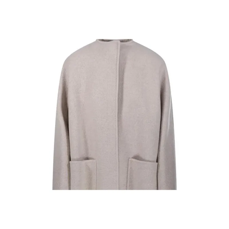 MaxMara Crewneck Long Sleeved Coat-3