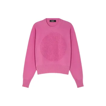 VERSACE Medusa Sweater Women's Pink