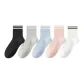 Black+Light Gray+Light Blue+Light Pink+White