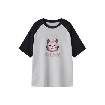 FAIRWHALE Drop Shoulder Sleeve T Shirt Women's