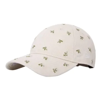 New Era Cotton, Polyester, Viscose, Acrylic Baseball Caps Unisex Ecru