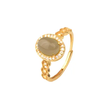 QIXIANG Rings Smoky Purple Women's