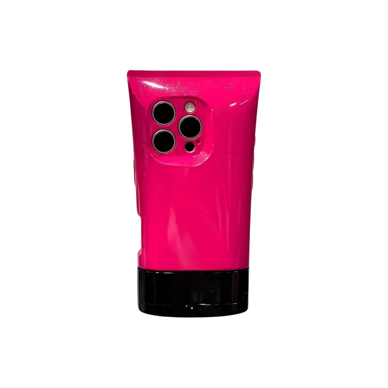 Sopi Acrylic Material Solid Color Glitter Cleanser Phone Cases Compatible With IPhone 16/15 Pro Max/Apple 13/14 Pro/Max-4