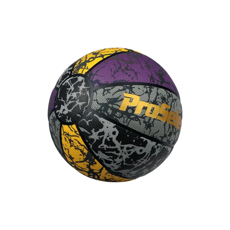 ProSelect PU Basketball Multicolor Size 5/7 Training Reflective Unisex-3
