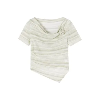 XIANGYING T Shirt Women's Fruit Green