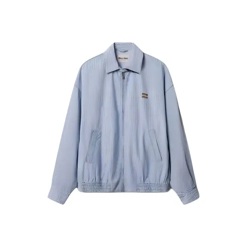 MIU MIU Denim Jacket Women's Sapphire Blue