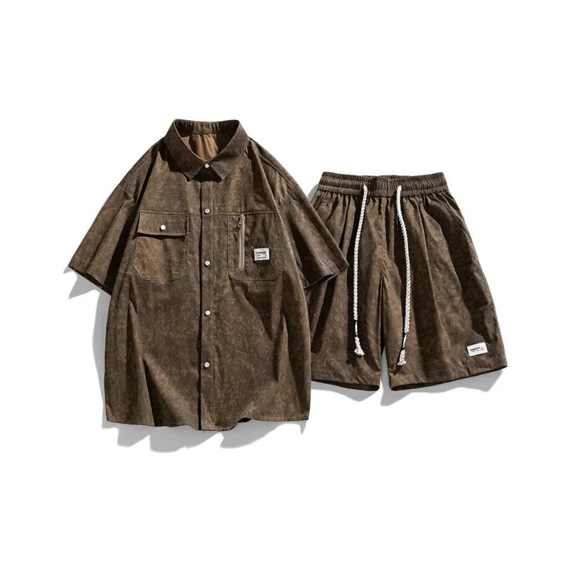 COMGM Shirt Matching Sets Men-5