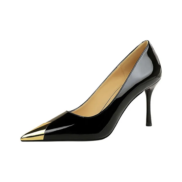 BIGTREE Slim Heel High Heels Women's-4