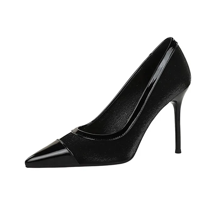 BIGTREE Slim Heel High Heels Women's-4
