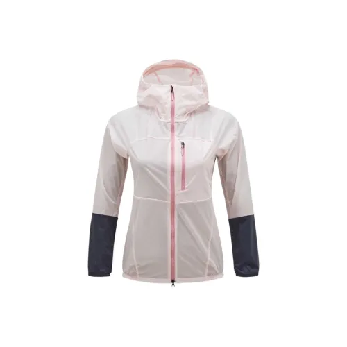 PEAK PERFORMANCE Vislight Jacket Women's Cotton Candy Pink/Space Blue