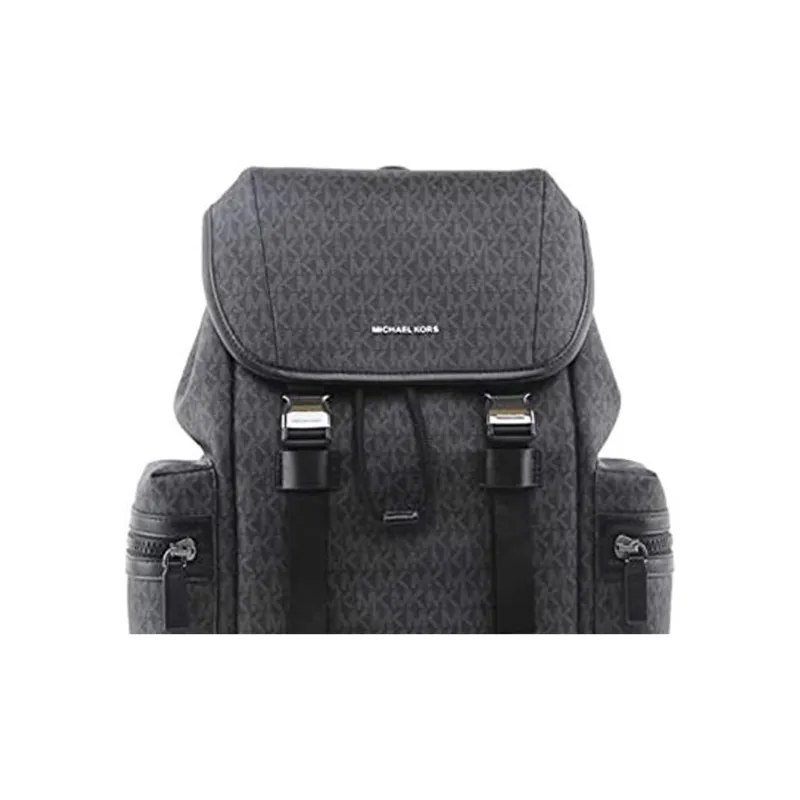 MICHAEL KORS Artificial Leather With Textile Backpack Regular Men's Black-3