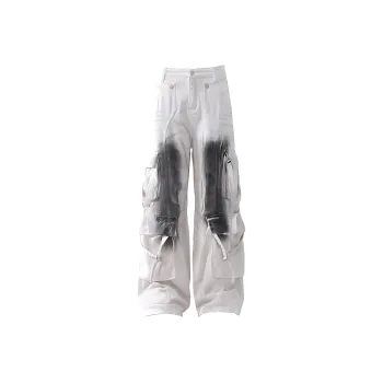 HKRXEC Jeans Men White