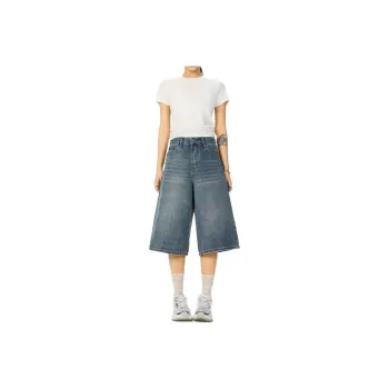 ZAVK Jeans Women's Vintage Blue Calf Length