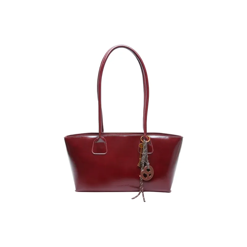 TOUTSEUL YOLO PU Shoulder Bag Women's Ancora Red/Black/Coffee/Brown/Ecru-0