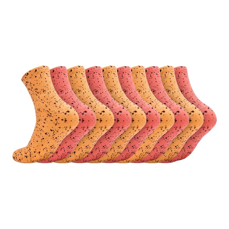 LiNing Mid Calf Socks Unisex Multi double Loading Red Yellow-5