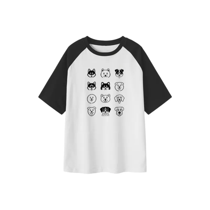 FAIRWHALE Raglan Sleeve T Shirt Women's-4
