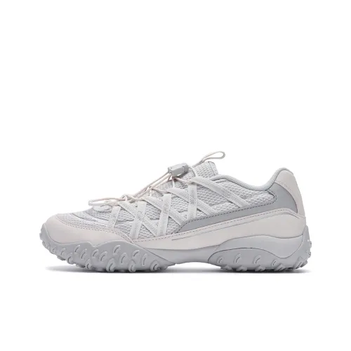 FILA ECHAPPE Breathable Low Top Running Shoes Women's Gray Pink