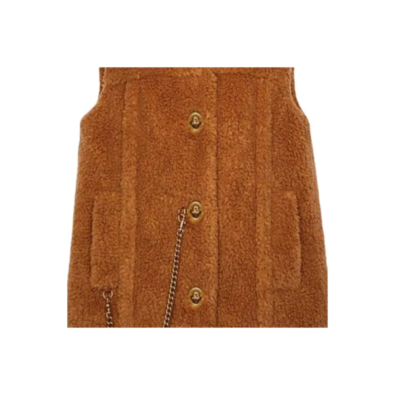 COACH Vests Women's Brown-2