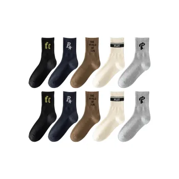 Cotton Gene Mid Calf Socks Men's Combo Set