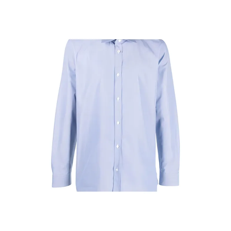 Alexander McQueen Shirts Men Blue-4