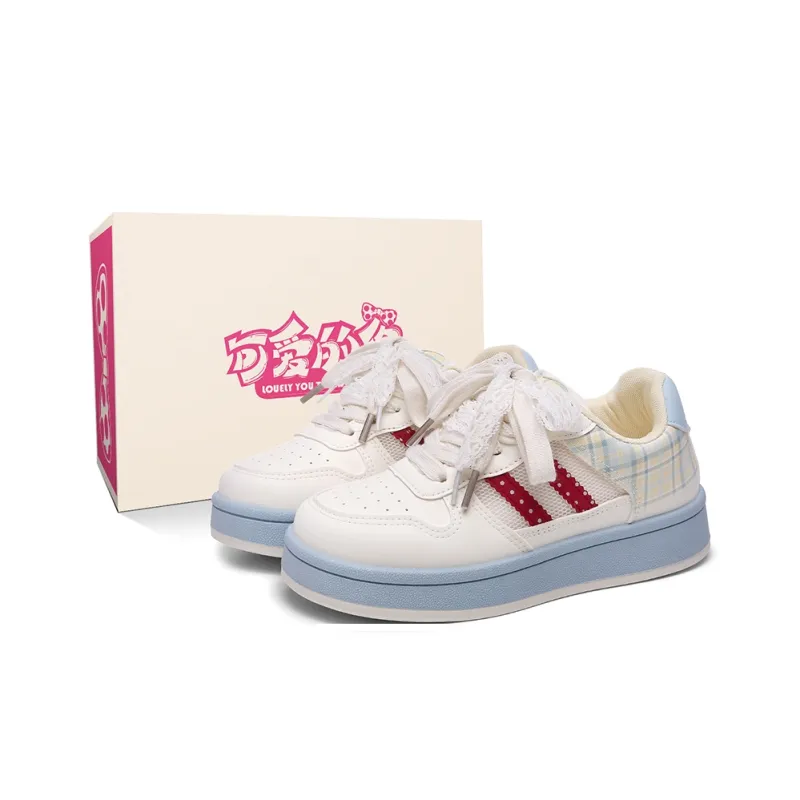 Lovely You Wear resistant And Lightweight Low Top Skateboard Shoes Women's-22