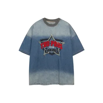 GBXM T Shirts Unisex Denim Blue