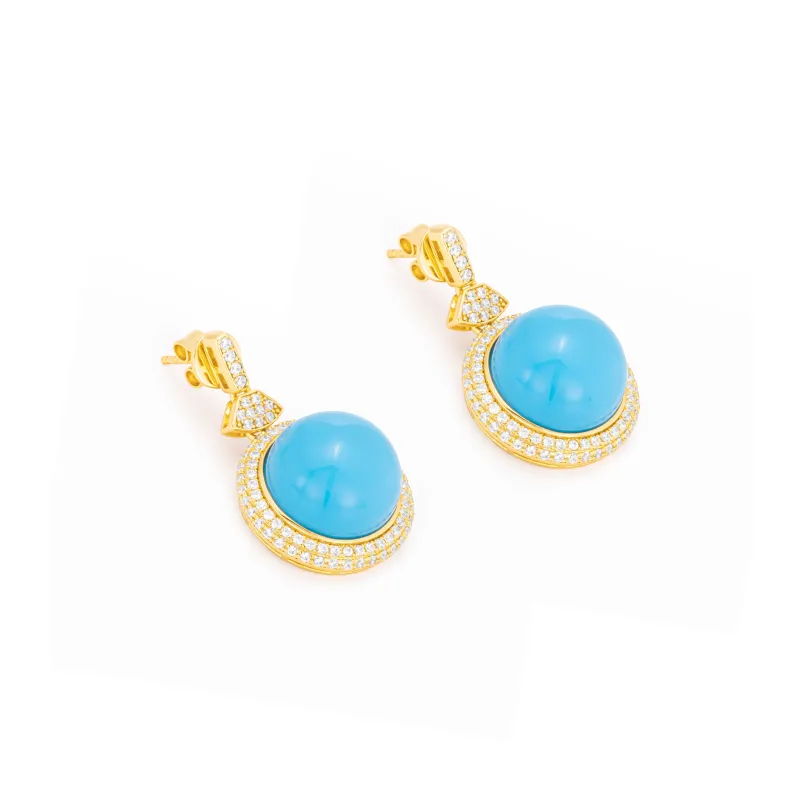 GAONAS Copper Alloy Earrings Women's-1