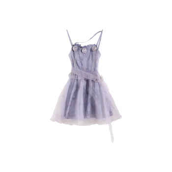 TENNE GIRL Slip Dresses Women's Purple