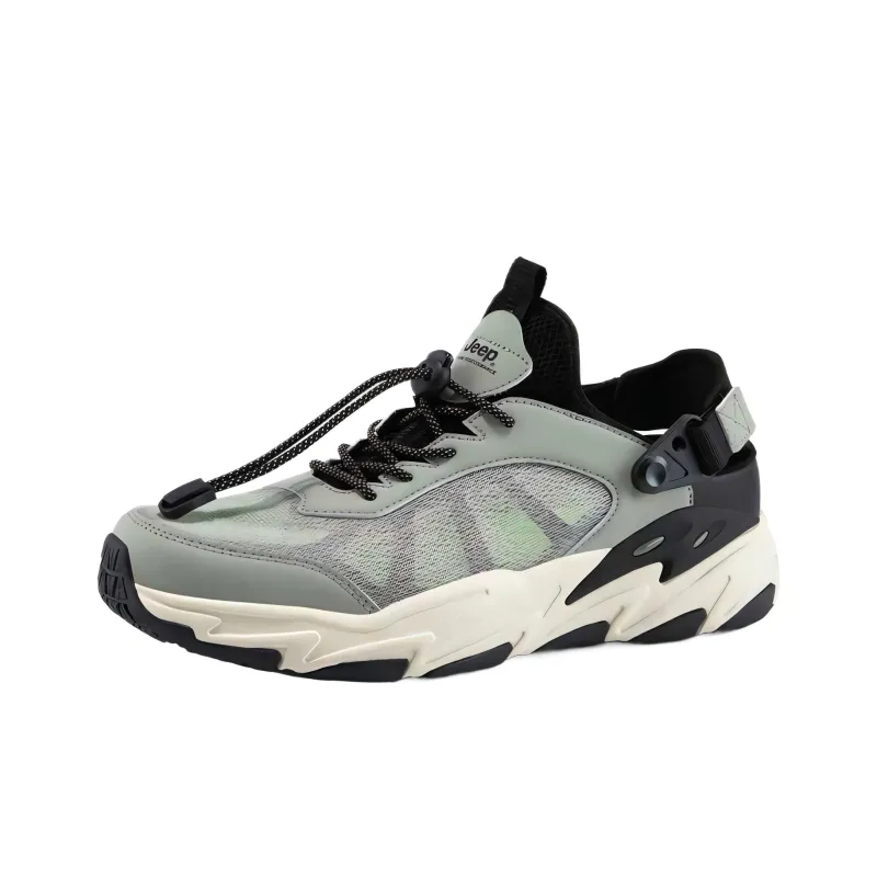 Jeep Low Top Mountaineering & Hiking Shoes Men's Green-0