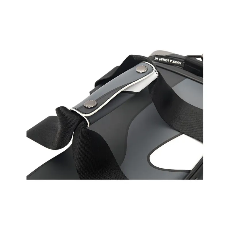 MARK & LONA Artificial Leather Travel Bag Unisex Black-10