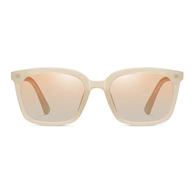 AAJF TR/Memory Plastic Metal Square Sunglasses Unisex-5