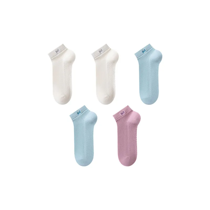 MIIOW Cool One Summer Series Ankle Socks Women's 5 Pack-19