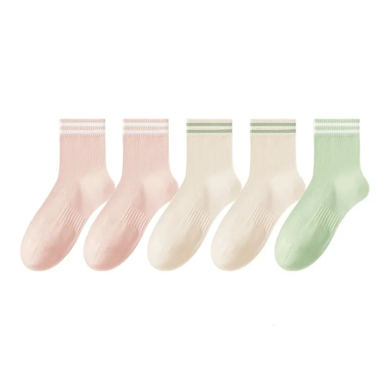 7 SEVFUN Mid Calf Socks Women's Combo Set-4
