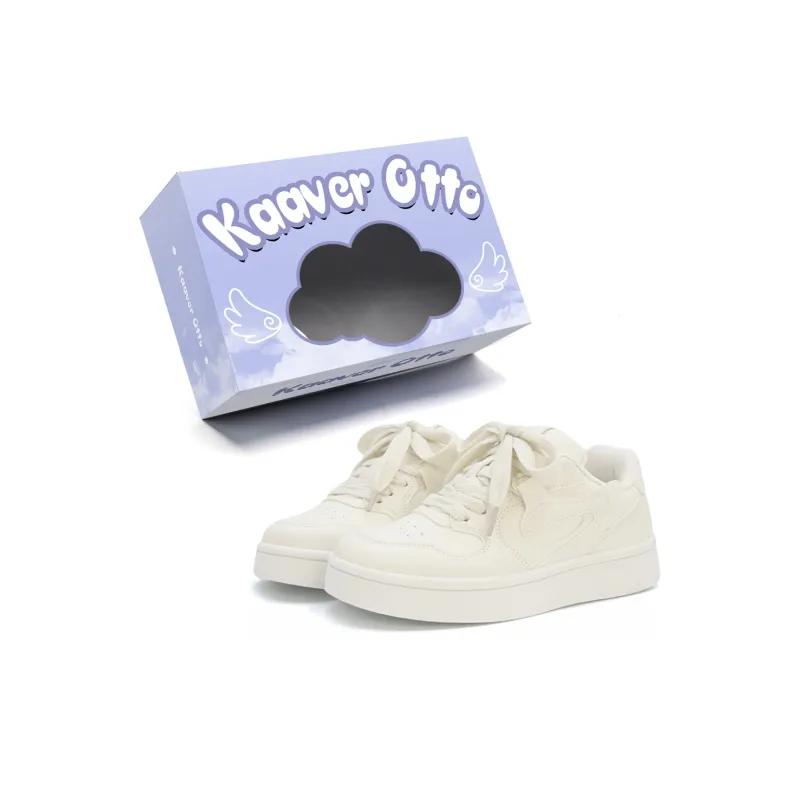 KAAVER OTTO Cushioning Abrasion Resistant Lightweight Low Top Skateboard Shoes Women's-6