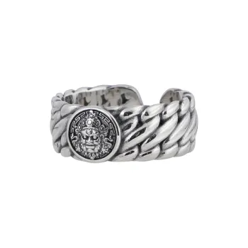 JINLUWANG S925 Silver Rings Men's
