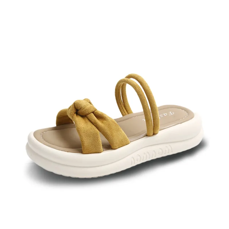 YUZHAOLIN Rubber Sole Slip Resistant Abrasion Resistant Slide Slippers Women's-8